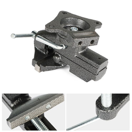 Universal 3.3 Inch Bench Vise Quick Adjustment Home Vise Dual-purpose Combined