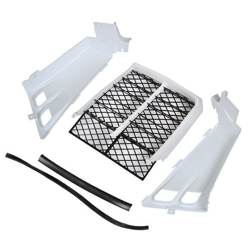 For Yamaha Banshee 350 1987-2005 2006 Gas Tank Side Cover Grill Plastic White