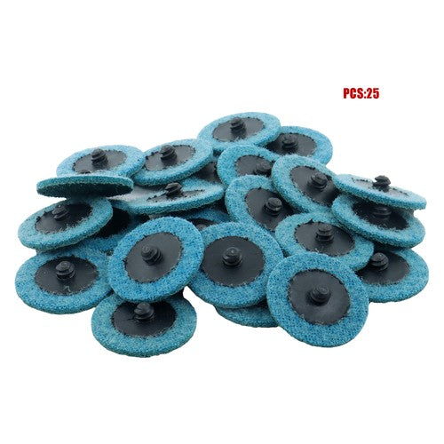 25 Pack Surface Conditioning Quick Change Discs 2" Fine Prep Pad Discs
