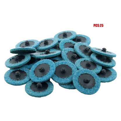 25 Pack Surface Conditioning Quick Change Discs 2" Fine Prep Pad Discs