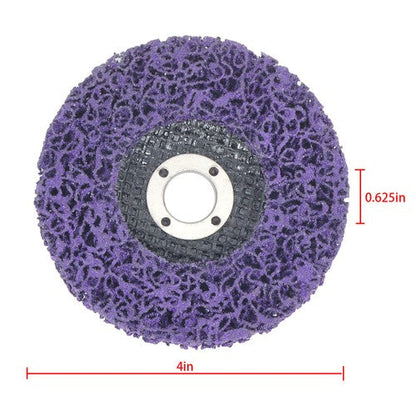 (5 pieces each in purple and blue) 10 Pack of 4' x 5/8' Diamond Discs