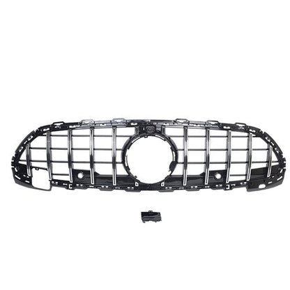 For Mercedes Benz C200 C300 W/AMG Line C43 AMG 2022+ Chrome Front Bumper Grille