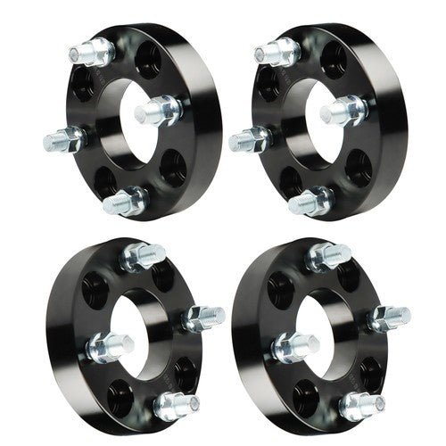 4× 1" 4x4 Wheel Spacers 62mm Hub Bore 1/2x20 Studs For EZGO Club Car Golf Cart