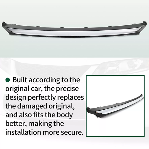 Front Bumper Lower Grille Chrome Molding Trim for 2013-2015 for Honda Accord