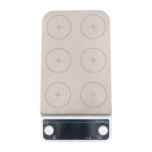 6x500ml 6 Position Magnetic Stirrer Multi-Position Magnetic 120?/248? 50-1200RPM