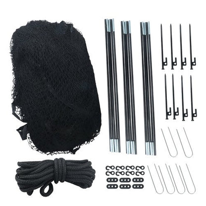 22x12x8 FT Softball Baseball Cage Net and Frame Heavy Duty Pitching Cage