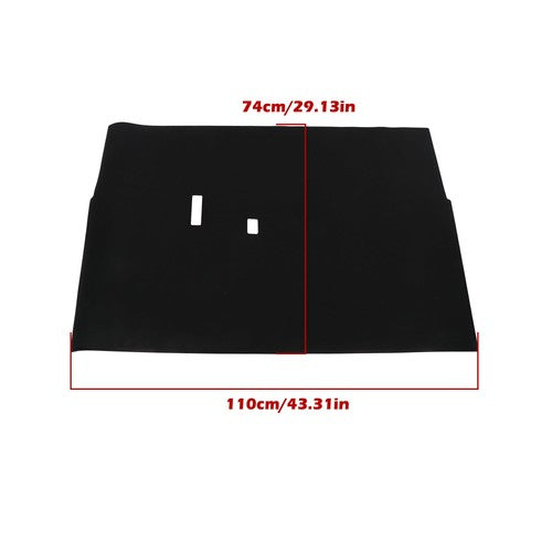 Fit For Club Car DS Floor Mat Black Full-Coverage Golf Carts 1982-Up New