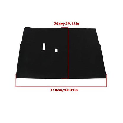 Fit For Club Car DS Floor Mat Black Full-Coverage Golf Carts 1982-Up New