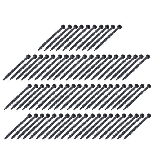 Garden Spiral Landscape Spikes 70PCS 8 Inch Plastic Landscape Anchoring Spikes