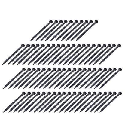 Garden Spiral Landscape Spikes 70PCS 8 Inch Plastic Landscape Anchoring Spikes