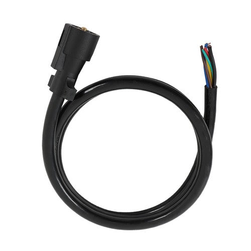 6 Feet 7-Pin 7-Way Trailer Cable Cord Wire Harness Light Plug Connector
