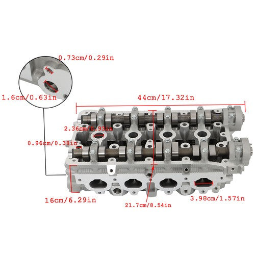 Complete Cylinder Head Assembly For Chevrolet Aveo 2004-2006 2007 1.6L 96446922