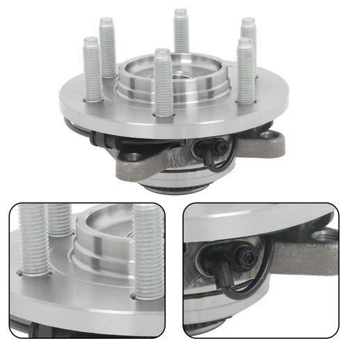 Wheel Hubs Bearing Front 1Pc For Ford Expedition Lincoln Navigator 2000-2006 4WD