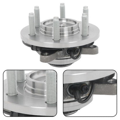 Wheel Hubs Bearing Front 1Pc For Ford Expedition Lincoln Navigator 2000-2006 4WD