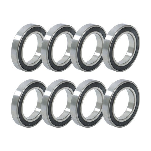 10Pcs 6907-2RS Bearings 35×55×10mm Double Rubber Seals Deep Groove Ball Bearing