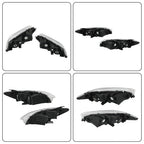 Pair Projector Headlights Headlamps Assembly For Toyota Camry 2015-2017 LH+RH