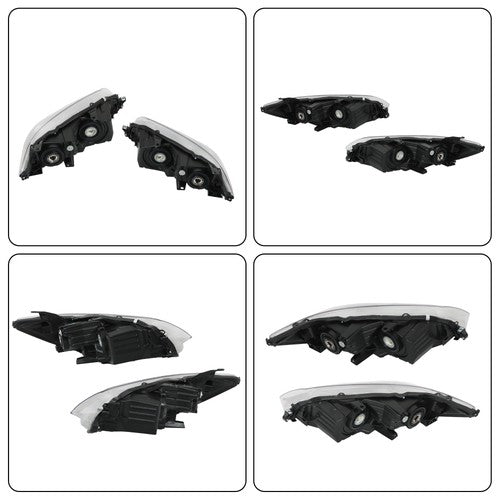 Pair Projector Headlights Headlamps Assembly For Toyota Camry 2015-2017 LH+RH