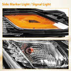Headlight RH W/Bulb For 2018-2024 Toyota Camry SE LE Passenger Side 8111006C40