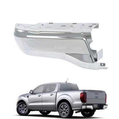 Chrome Rear Bumper End Cap Driver Side W/o Sensor Hole For Ford Ranger 2019-2023