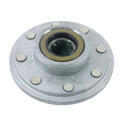 Pre-Assembled 8-Lug 6.5" Galvanized Trailer Hub Kit Fit For 7,000lb #42 Trailer