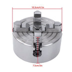 K72-100 4Inch 4-Jaw Metal Lathe Chuck Independent Reversible Jaws Key Handle New