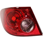Outer Tail Light Tail Lamp LH Driver Side for 2003-2008 for Toyota Corolla