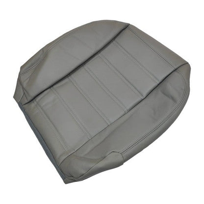 Front Driver Side Bottom Leather Seat Cover Gray for Hummer H2 2003 2007