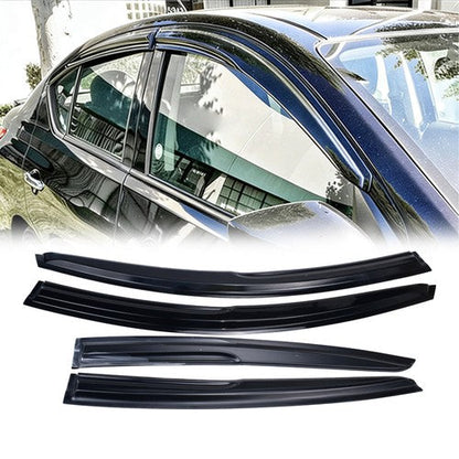 Fits for NISSAN VERSA 12-16 Side Window Visor Sun Rain Deflector Guard Thickened