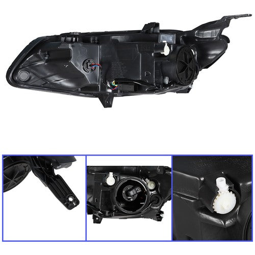 Fit For Chevy Malibu 2016-2018 LH/Left Headlights Replacement Halogen Housing