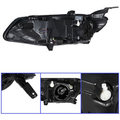 Fit For Chevy Malibu 2016-2018 LH/Left Headlights Replacement Halogen Housing