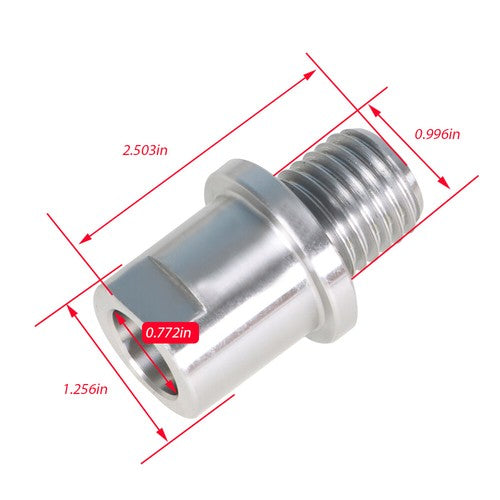 Woodworking Lathe Headstock Spindle Adapter 3/4" x 10tpi to 1" x 8tpi Steel