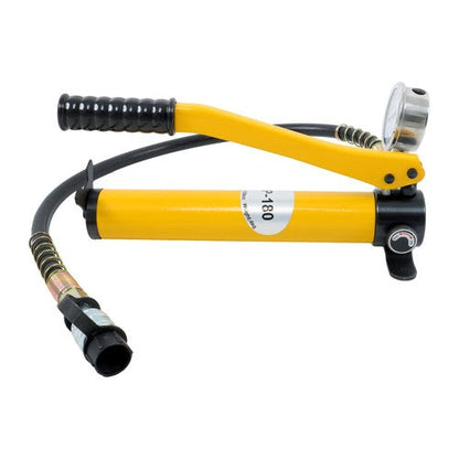 CP-180 Hydraulic Hand Pump 8500 PSI with Oil Gauge & Hand Operated Pump