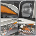 Headlight Assembly Projector For Toyota Corolla 2017-2019 Halogen Black Right