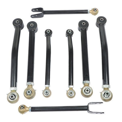 8pc For Jeep Wrangler JK 3.6L 3.8L 2007-2018 Adjustable 0-6" Lift Control Arms