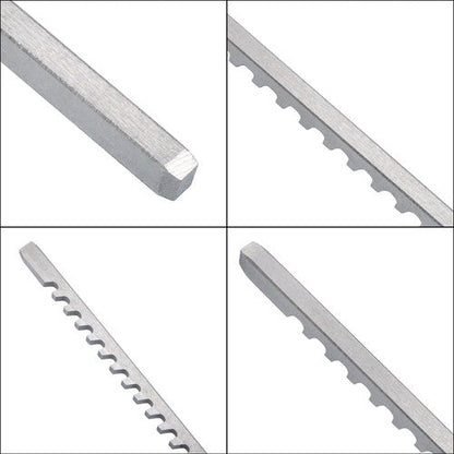 1/8" A Style 1/8" x 5" HSS Standard Keyway Broach With Shim LOC 13/64-1-1/8" New