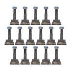 16 Pack Replacement Stump Grinder Teeth Compatible For Vermeer Yellow Jacket