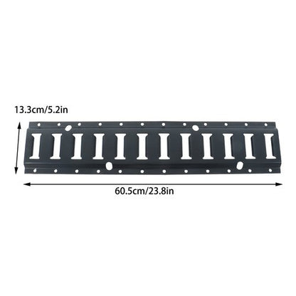 Bolt-On E Track Kit 4 Pack 2FT Universal Carbon Steel Trailer Cargo Control