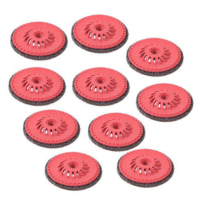4-1/2" x 7/8" Ceramic Grinding Wheel Type 29 Flap Discs 10 Pack 60 Grit