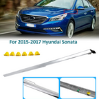 For 2015 2016 2017 Hyundai Sonata Front Fender Chrome Garnish Molding Trim Left
