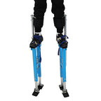 Painting Stilt 36" - 48" Drywall Stilts Adjustable Aluminum Alloy Tool Blue