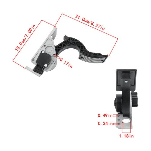 699-5501 Accelerator Pedal Position Sensor for Mack MRU Models 2010-2016