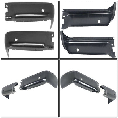 Primered Steel Rear Bumper Ends For Ford F150 2009-2014 Pair LH + RH Side