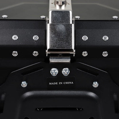 65L Black Motorcycle Tour Tail Box With Security Lock Waterproof Top Case