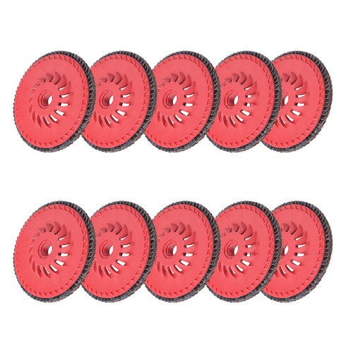 4-1/2" x 7/8" Ceramic Grinding Wheel Type 29 Flap Discs 10 Pack 60 Grit