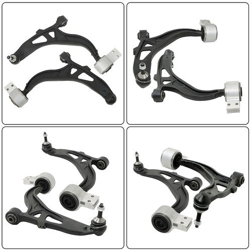 For Ford Taurus Flex Lincoln 10Pcs Front Lower Control Arms Sway Bars Tie Rods