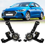 For 2016 2017 2018 Hyundai Elantra Front Bumper Projector Fog Light Lamp w/Bulb
