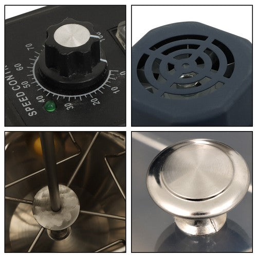 1300RPM Electric Honey Extractor Beekeeping Equipment Stainless Steel 2/4 Frames