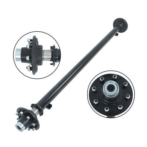 7000 lbs 7K TK Trailer Axle Idler 8 lug Boat Trailer Cargo Dump RV Utility Axle