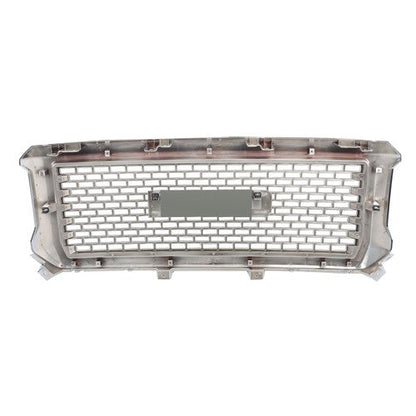Compatible For GMC Sierra 1500 2014-2015 Chrome Front Bumper Center Mesh Grille