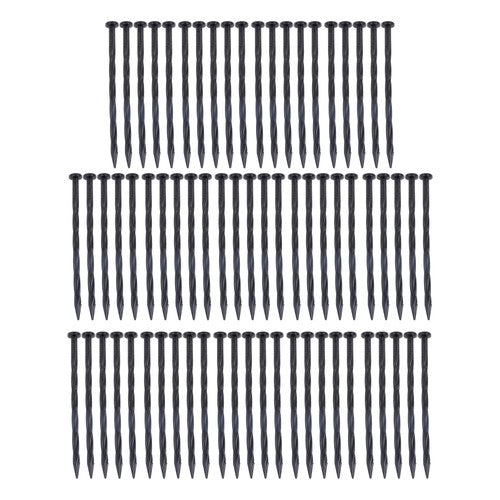 Garden Spiral Landscape Spikes 70PCS 8 Inch Plastic Landscape Anchoring Spikes